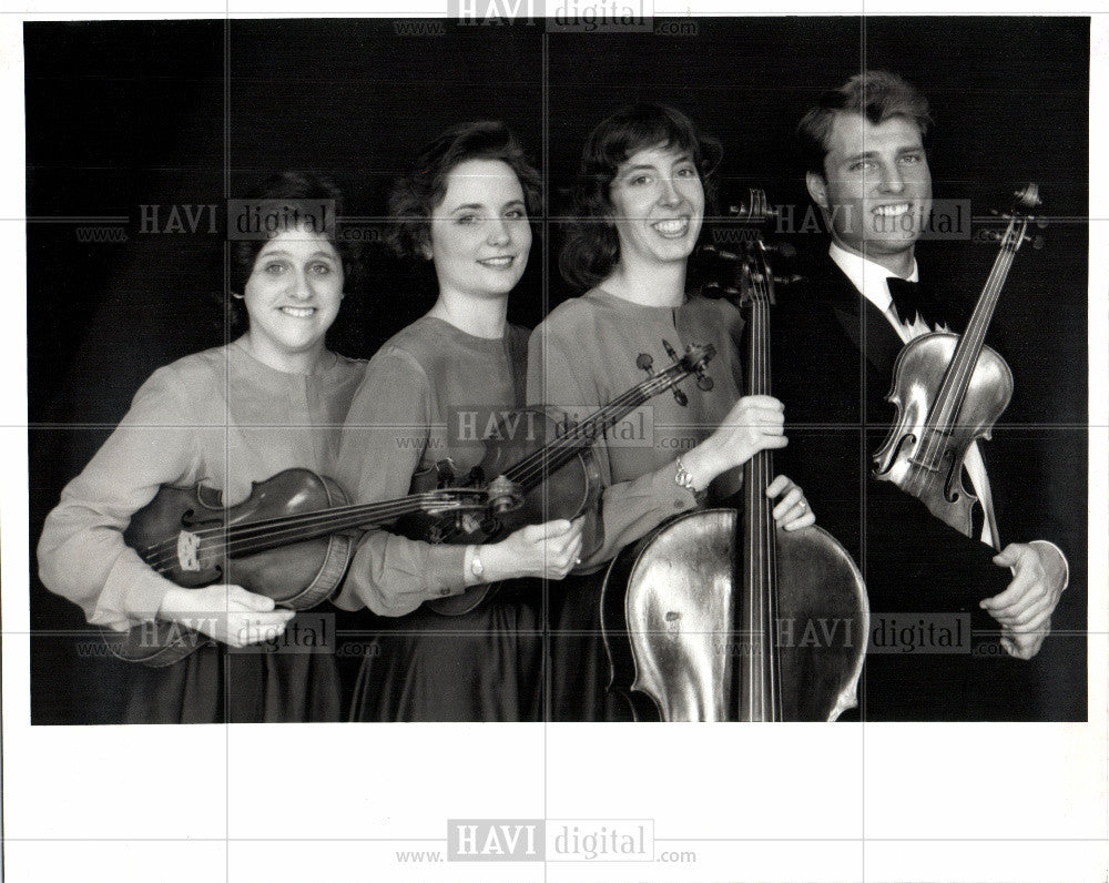 1988 Press Photo THE LAFAYETTE STRING QUARTET - Historic Images