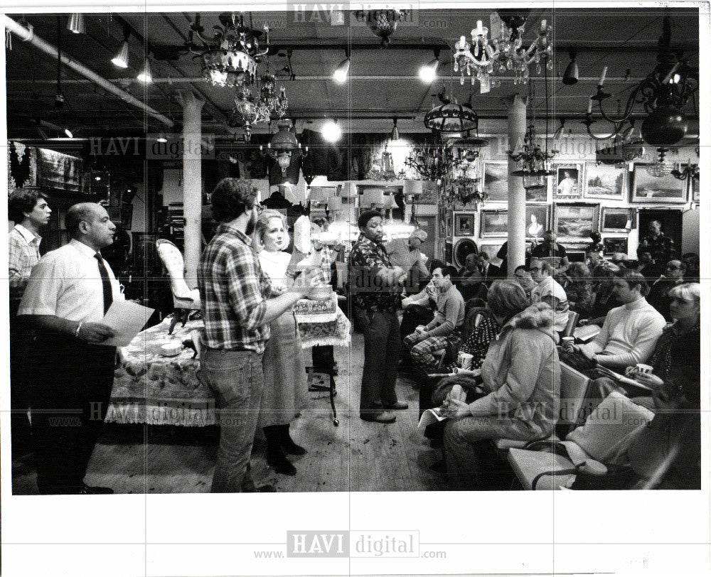 1978 Press Photo Auction and Auctioning - Historic Images