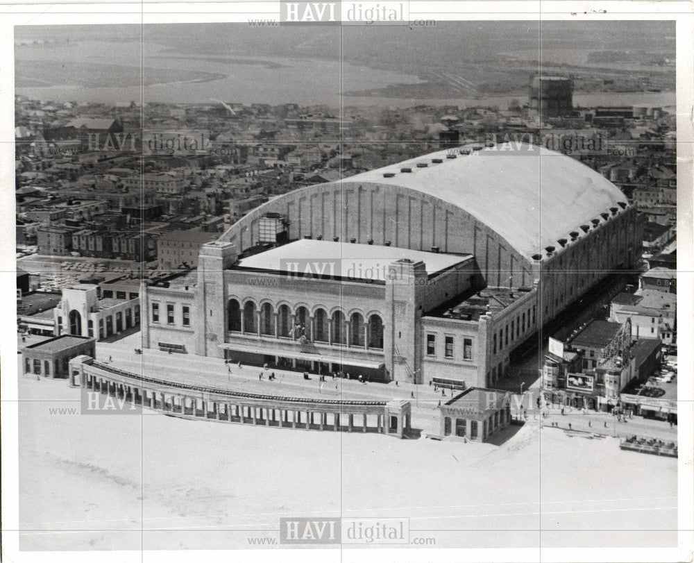 1964 Press Photo building convention hall atlantic city - Historic Images