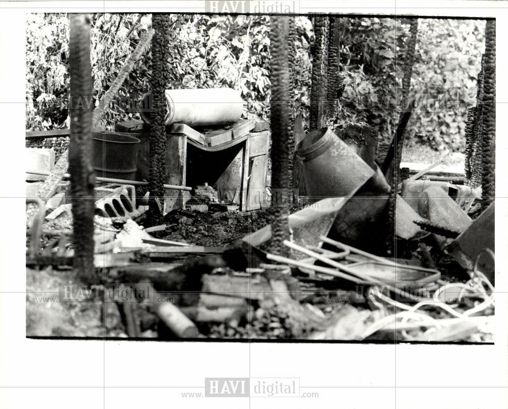 1985 Press Photo Arson - Historic Images