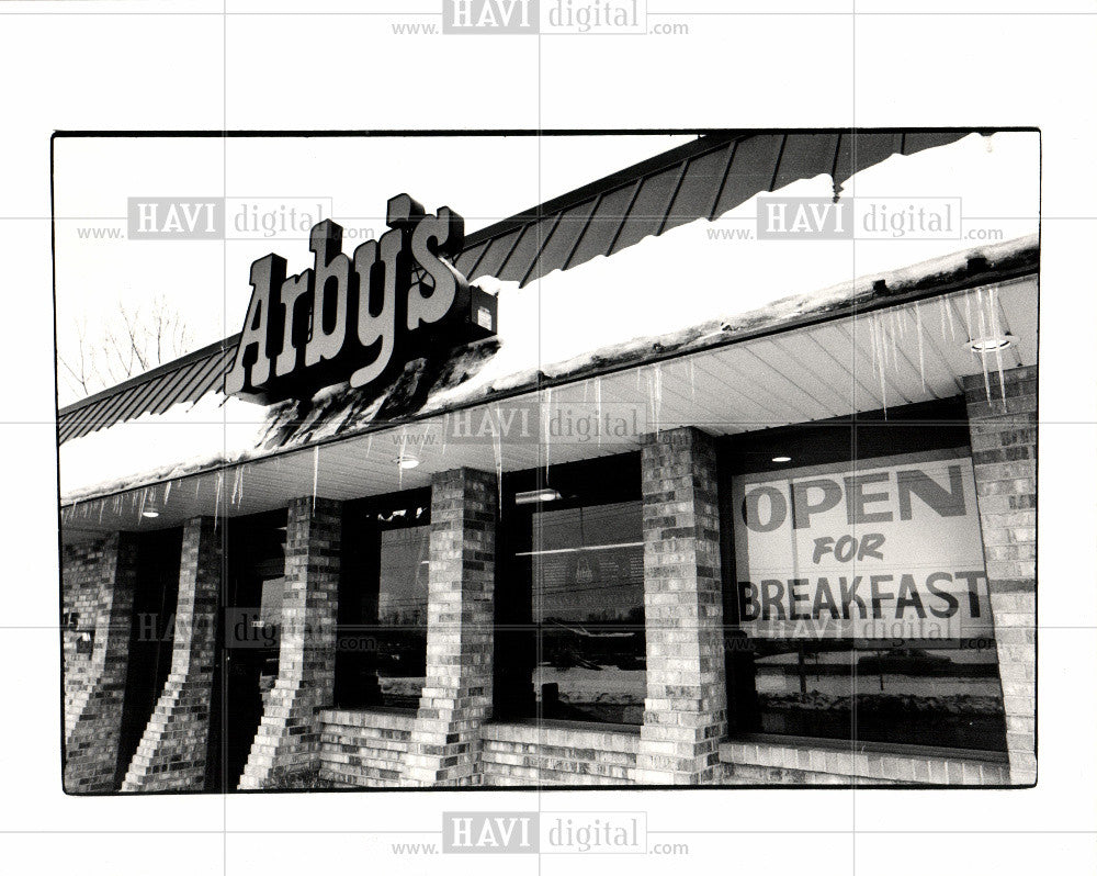 1984 Press Photo Southfield Road Arby&#39;s Restaurant - Historic Images