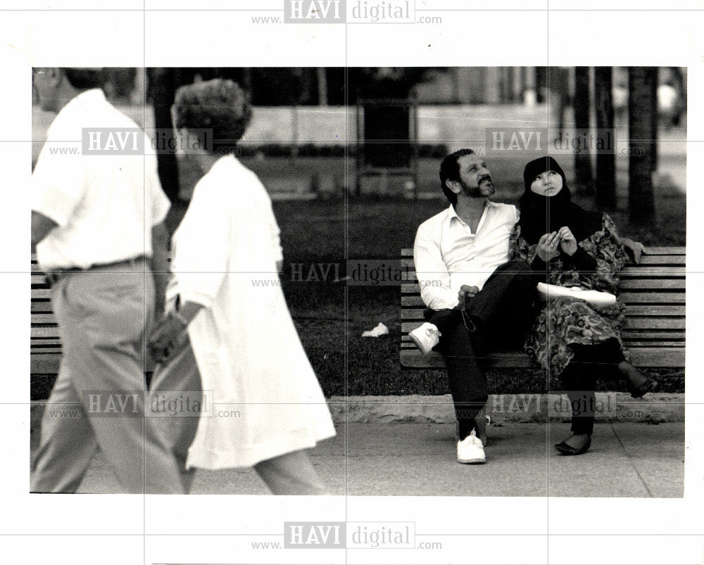 1987 Press Photo Eddie Fakhoury - Historic Images