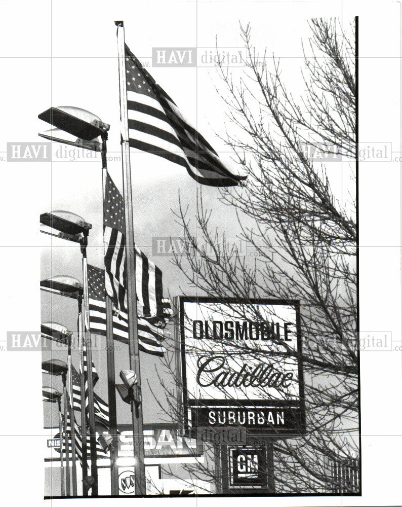 1993 Press Photo Automobile Dealership - Historic Images
