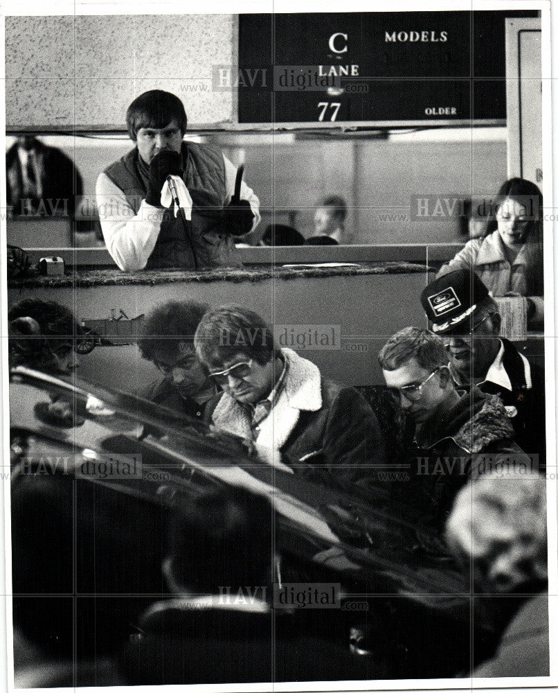 1982 Press Photo auctioneer - Historic Images