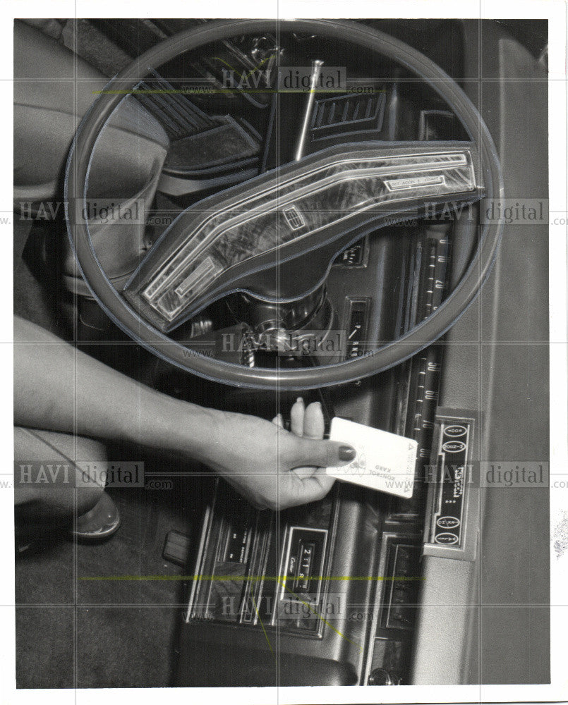 1978 Press Photo theft device-car - Historic Images