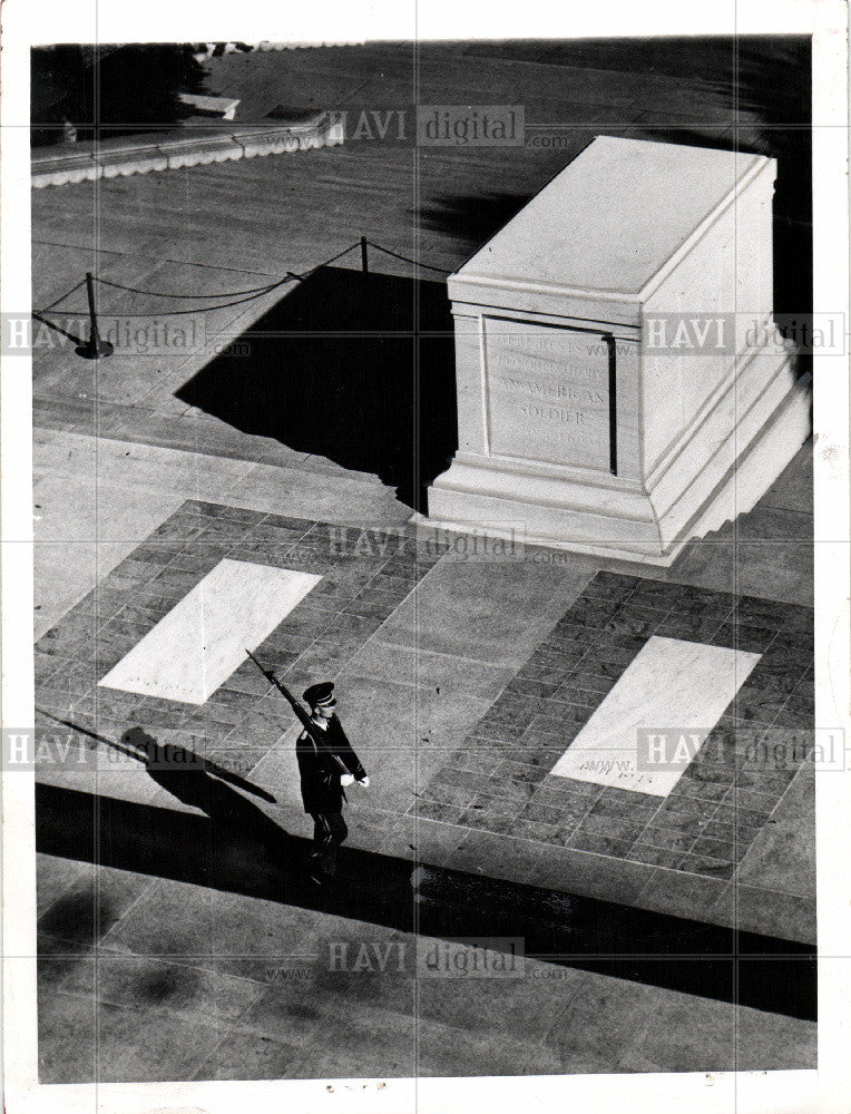 1965 Press Photo Arlington National Cemetery Robert Lee - Historic Images