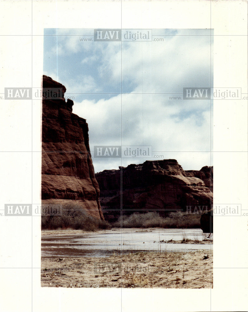 1992 Press Photo Canyon de Chelly Arizona - Historic Images