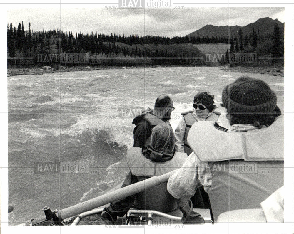 1990 Press Photo Cameron RAFT RIDE - Historic Images