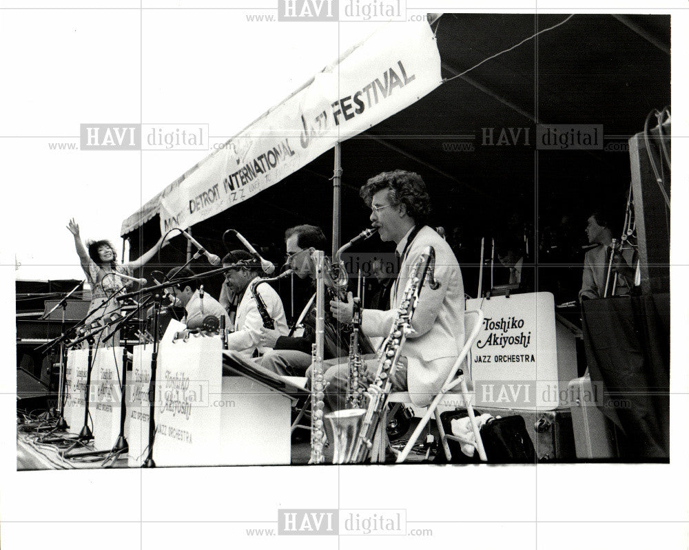 1968 Press Photo Akiyoshi,Toshiko Jazz orchestra - Historic Images