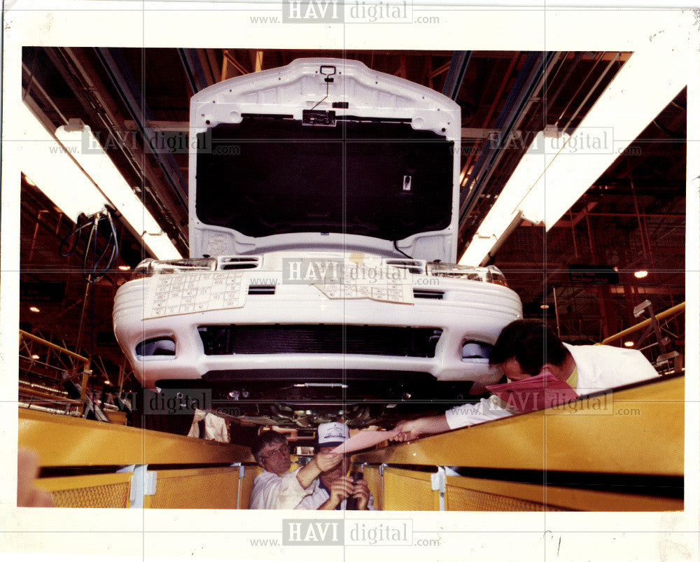 1992 Press Photo Automobile Assembly - Historic Images