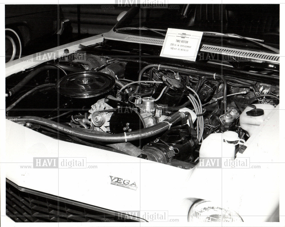 Press Photo Automobile Engine - Historic Images