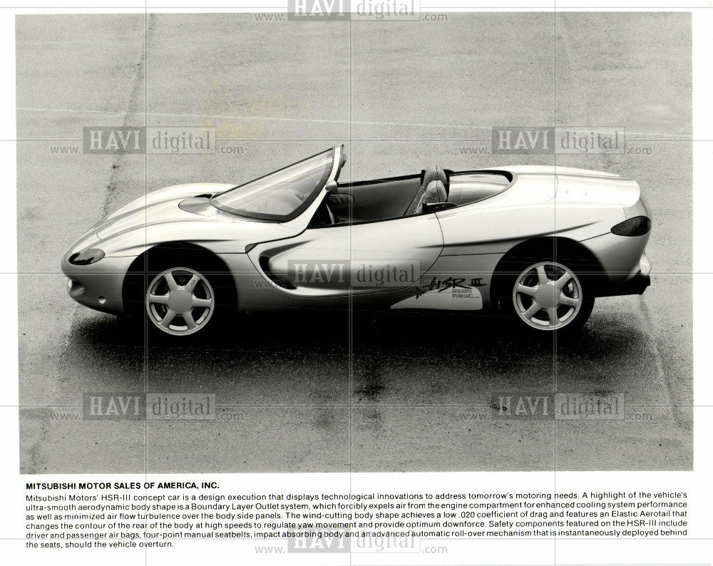 1995 Press Photo automobiles experimental Mitsubishi - Historic Images