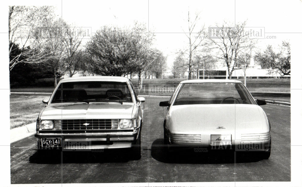 1981 Press Photo Experimental automobile technology - Historic Images