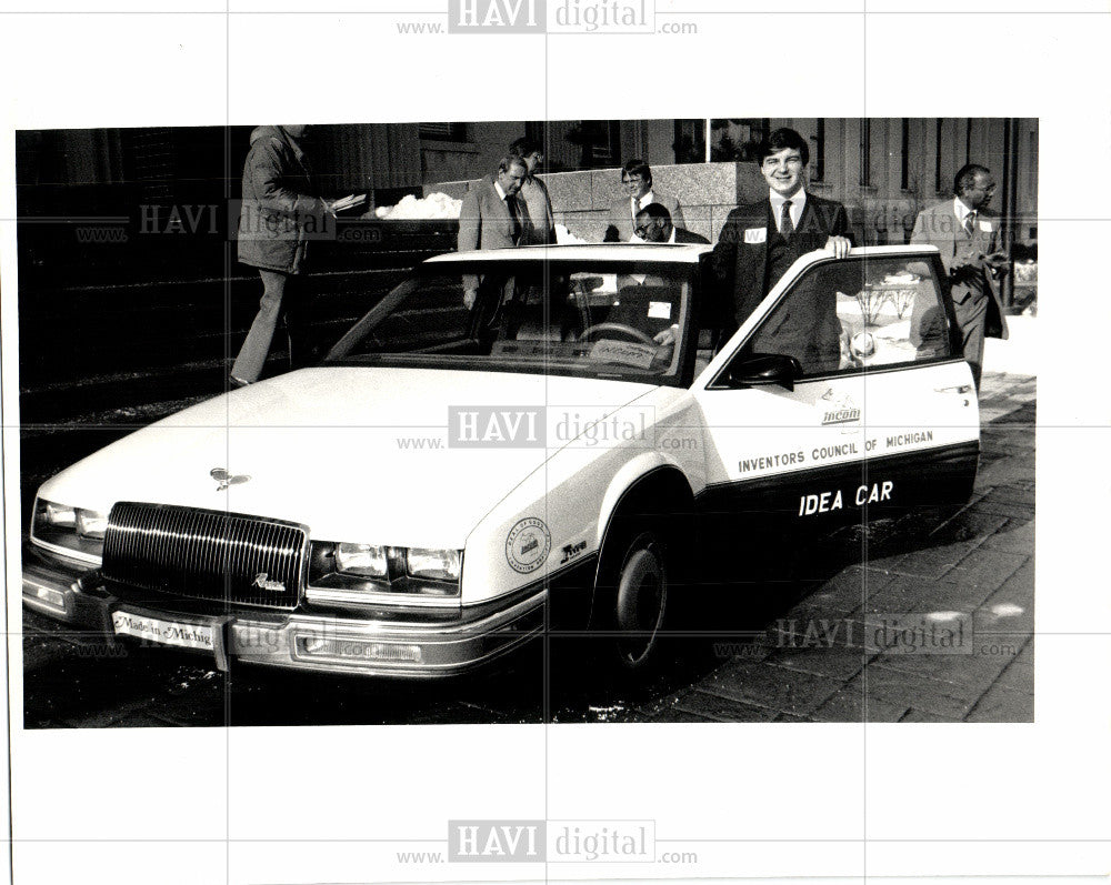 1987 Press Photo Automobile -experimental - Historic Images