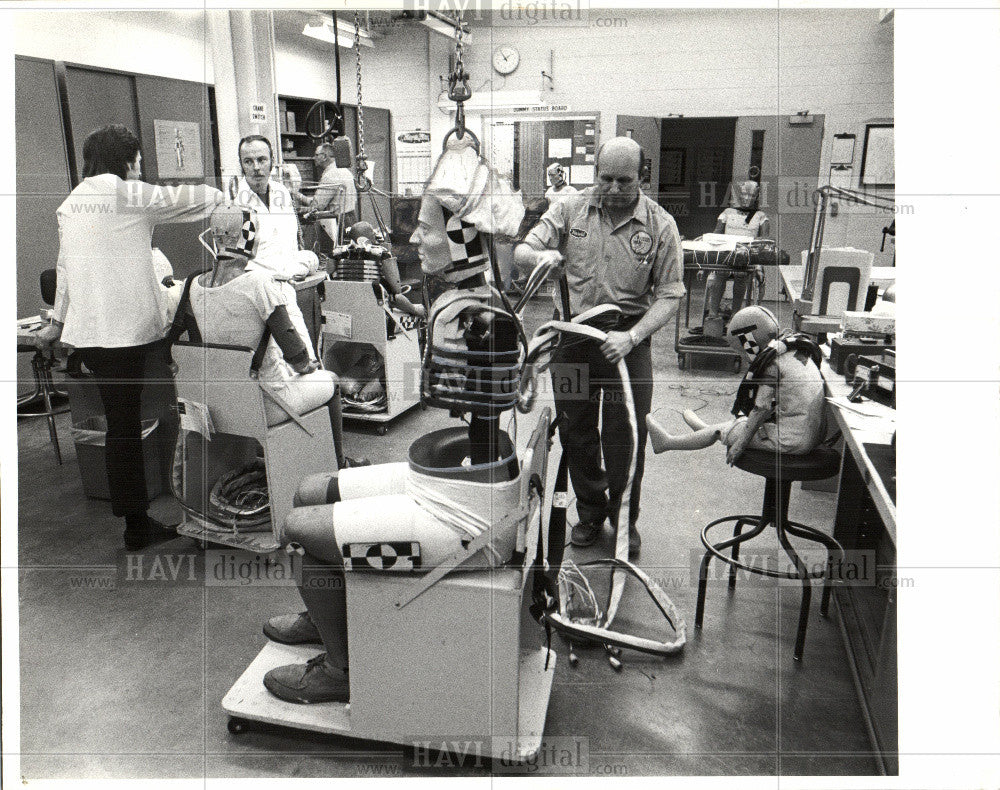 1978 Press Photo GM crash dummies - Historic Images