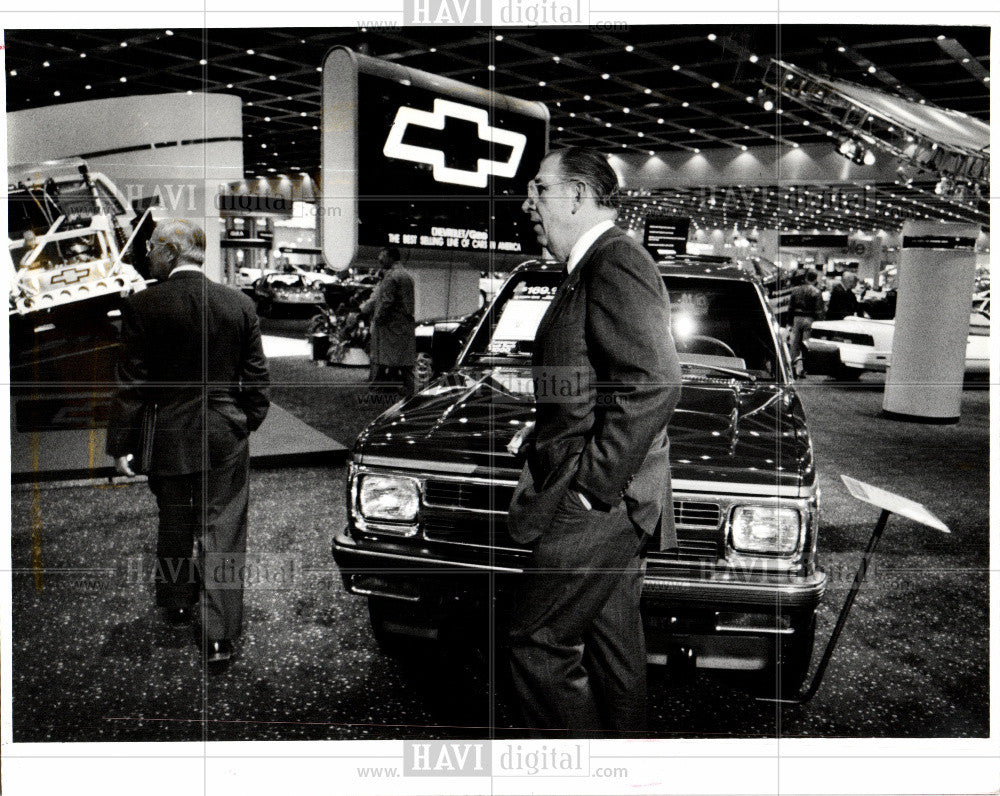 1991 Press Photo The Detroit Auto Show - Historic Images