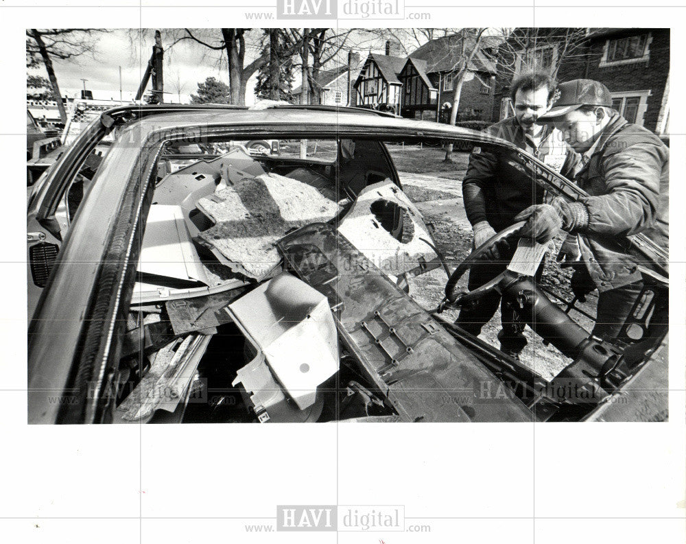 1985 Press Photo Automobile - Theft - Historic Images