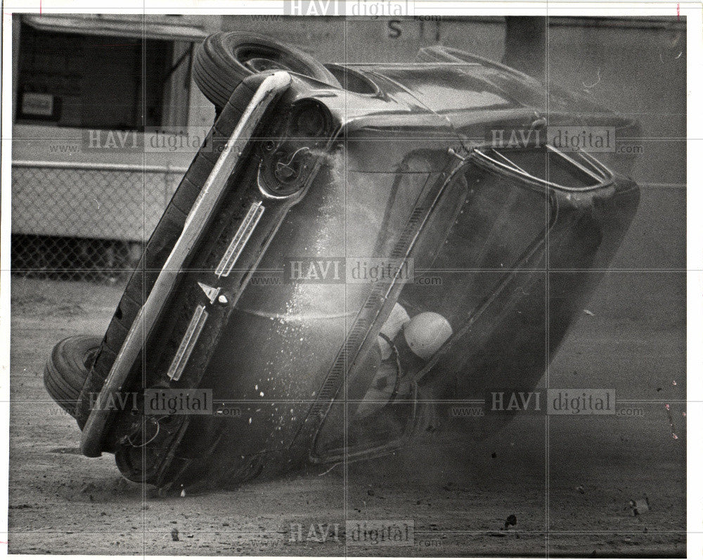 1970 Press Photo Automobile Racing Accidents Cavalcade - Historic Images