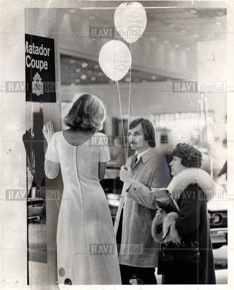 1973 Press Photo Model Bonnie - Historic Images