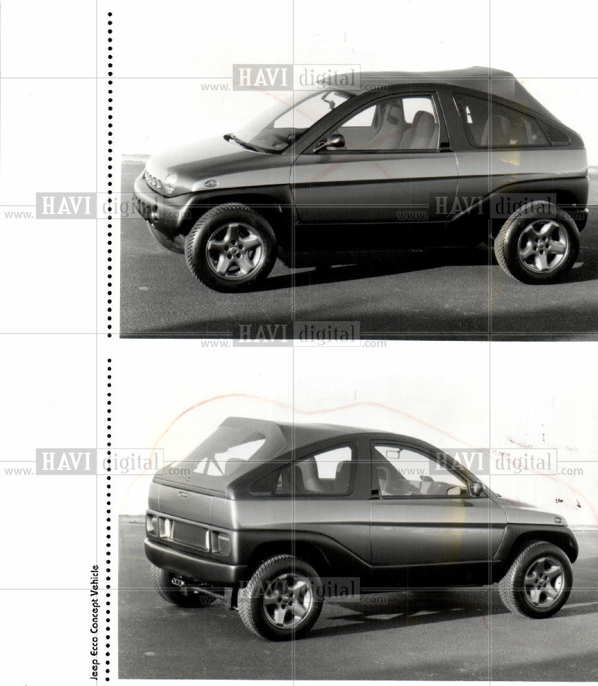 1993 Press Photo Automobile Shaw 1993 Chrysler ECCO - Historic Images