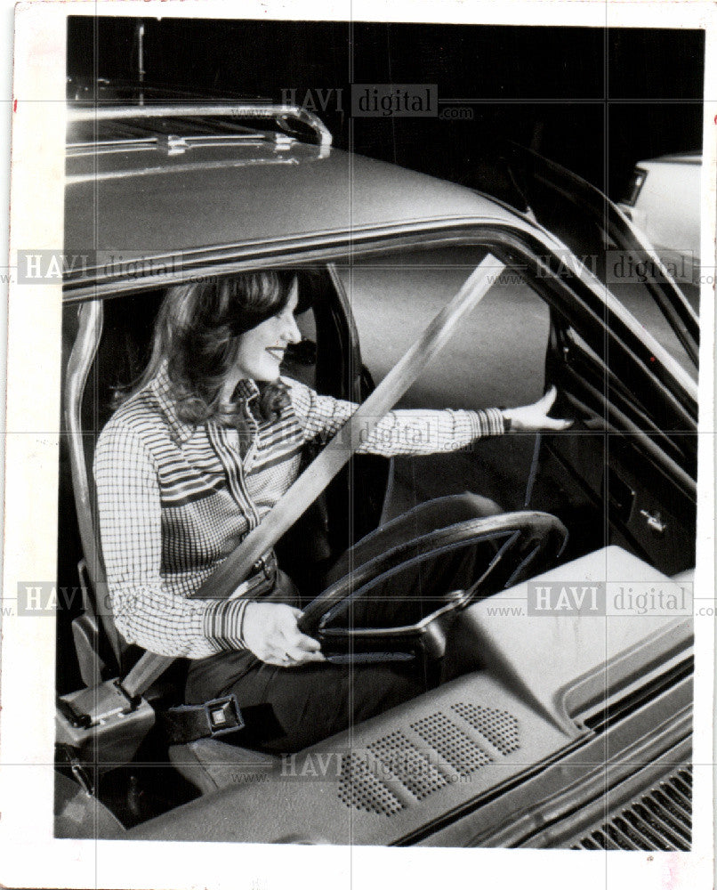 1978 Press Photo Automobile - Seat belts - Historic Images