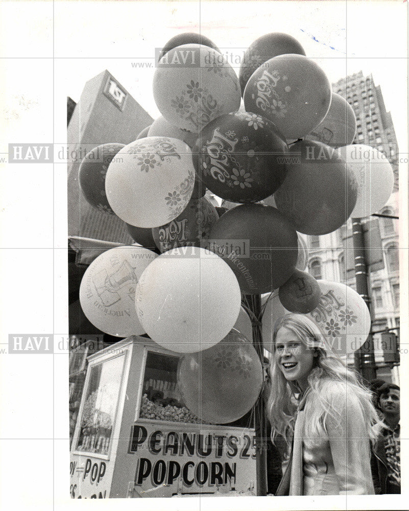 1976 Press Photo Bicentenial parade - Historic Images