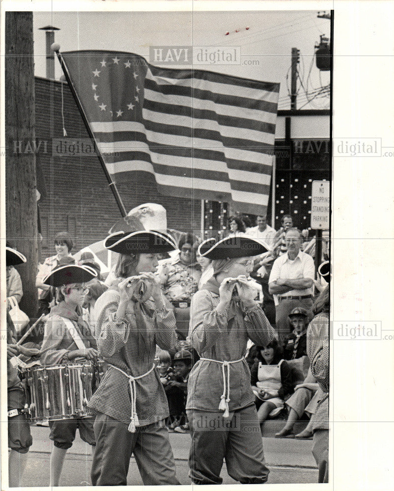 1976 Press Photo Bicentennial Celebration - Historic Images