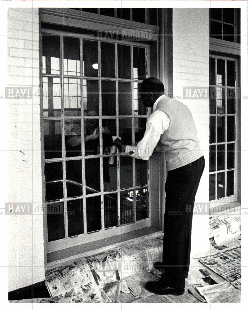 1983 Press Photo Belle Isle Casino Detroit Michigan - Historic Images