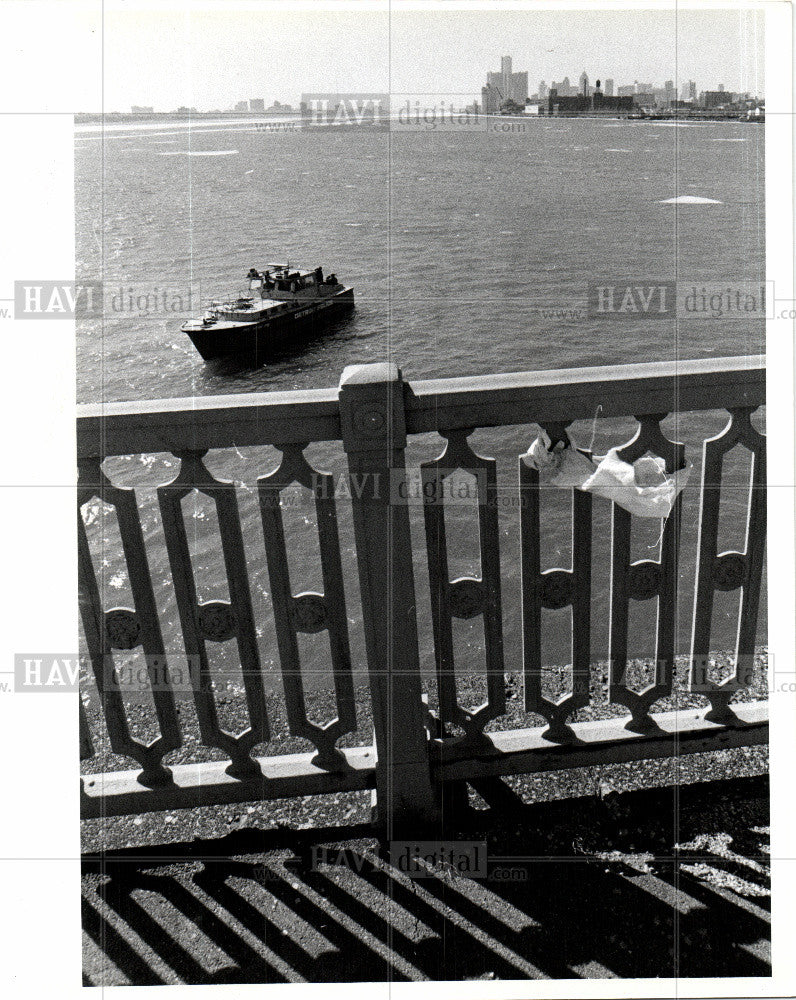 1980 Press Photo Belle Isle bridge - Historic Images