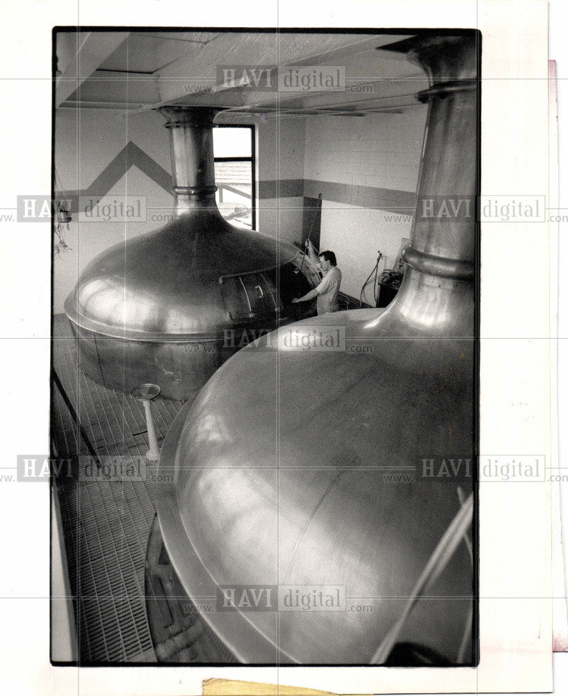 1989 Press Photo Curt Hecht, Beer Brewer - Historic Images