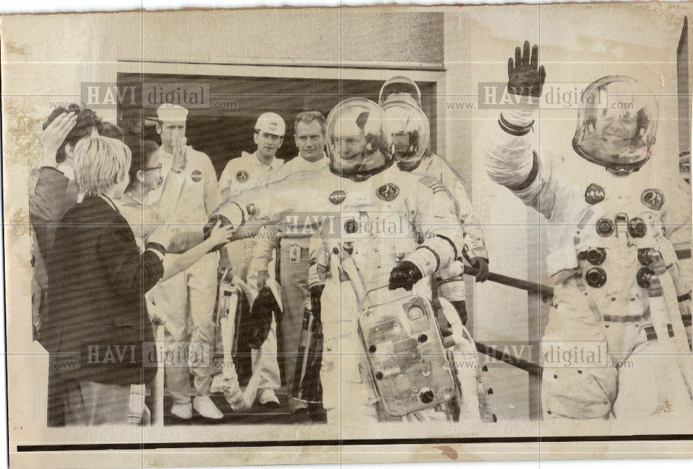 1971 Press Photo Stuart A Roosa, pilot Apollo 14 - Historic Images