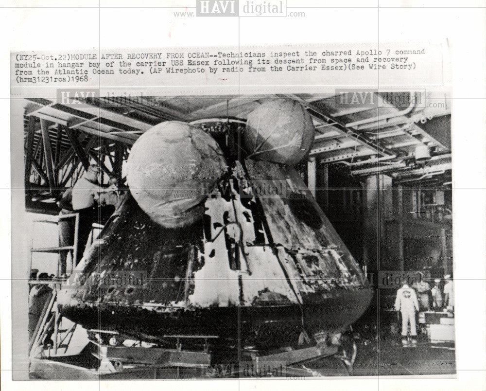 Apollo Service Module Engine Bell Apollo 1 Command Module