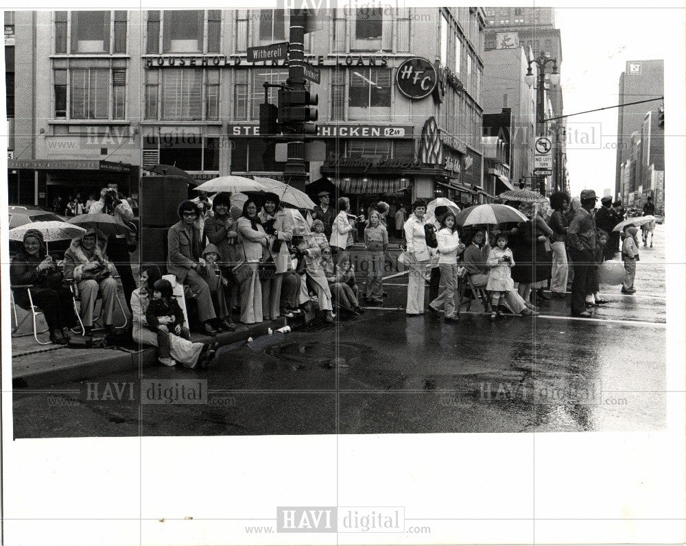 1976 Press Photo Bicentennial Celebration Parade - Historic Images