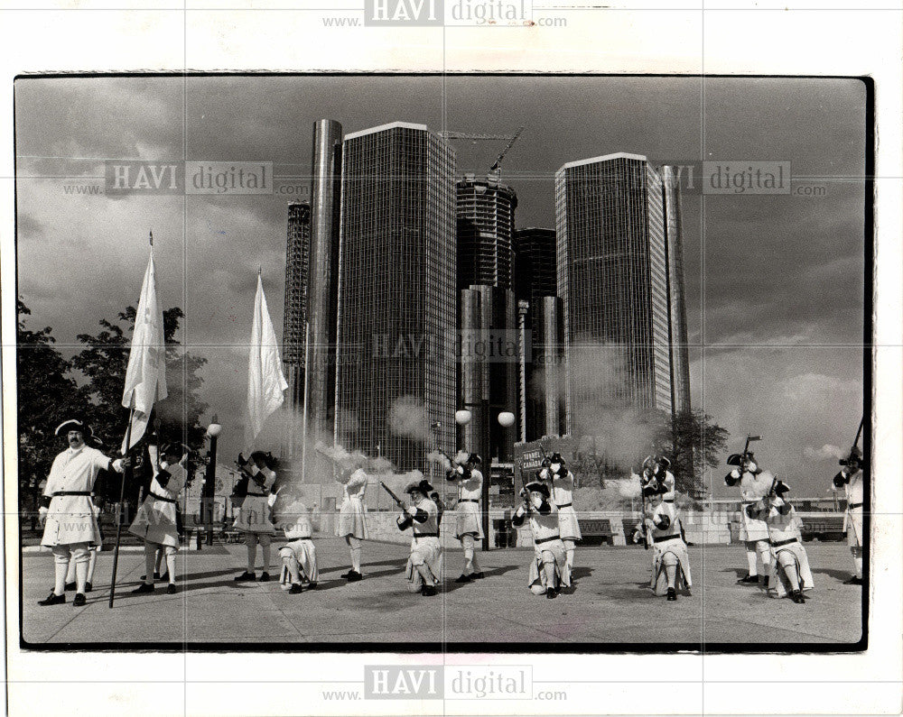 1976 Press Photo French Festival of Detroit - Historic Images