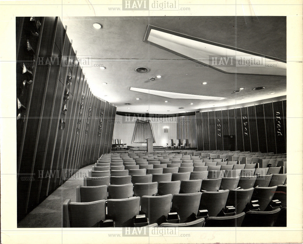 Press Photo Beth Aaron Synagogue Wyoming - Historic Images