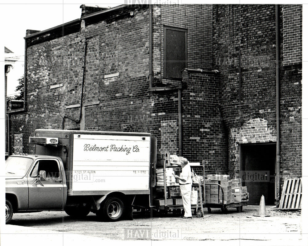 1981 Press Photo Belmont packing Co - Historic Images