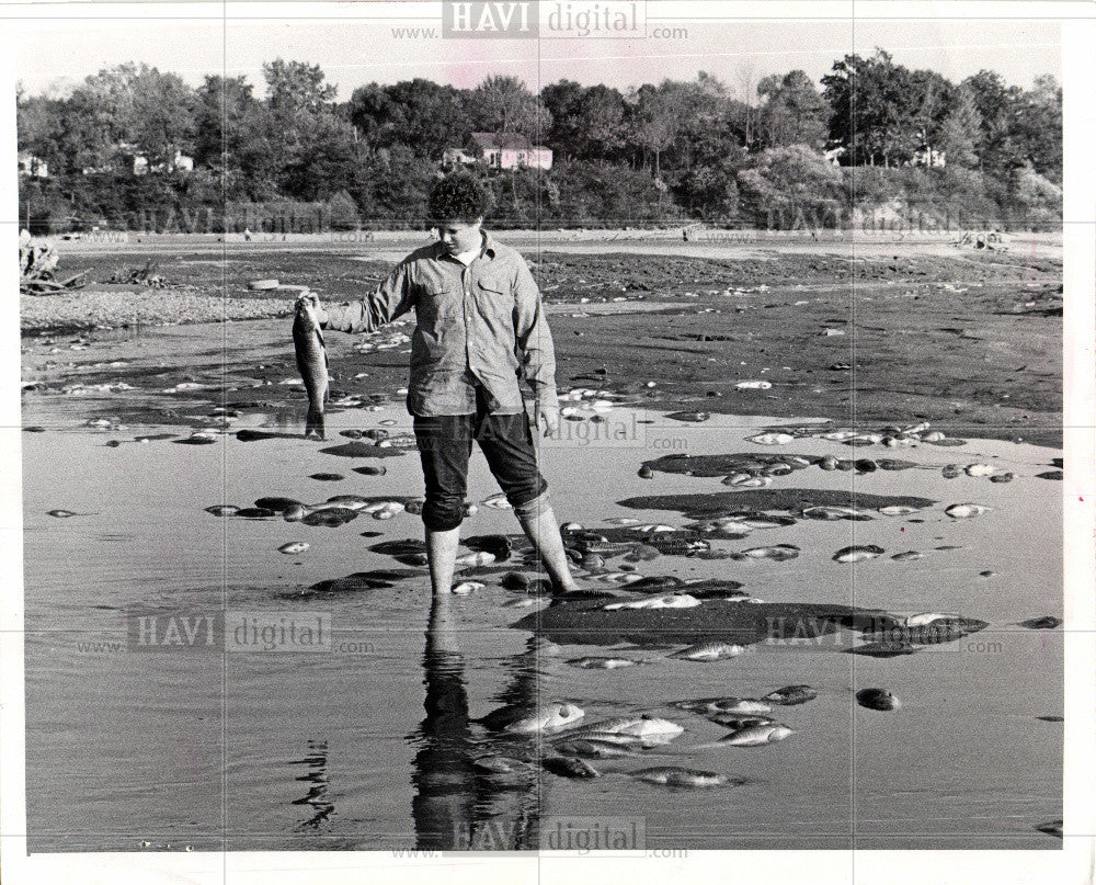 1973 Press Photo Tom Rowe Belleville lake - Historic Images