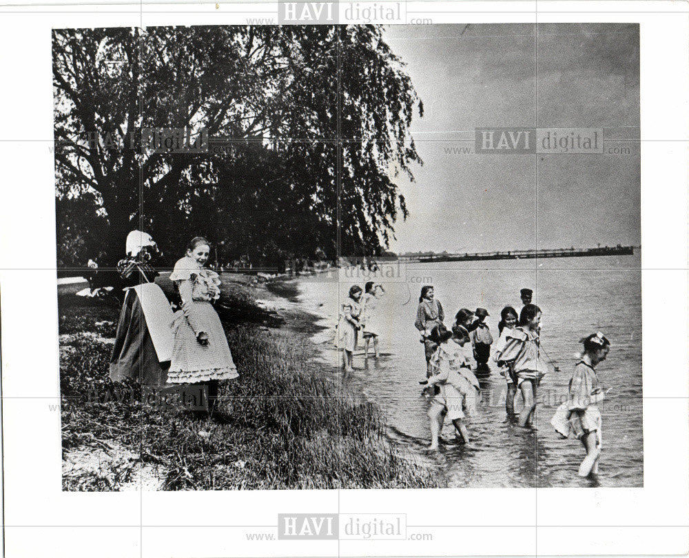 1979 Press Photo 100th birthday party Belle Isle - Historic Images