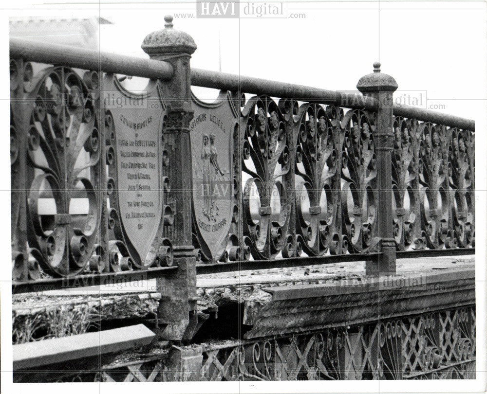 Press Photo Belle Isle-Bridge - Historic Images