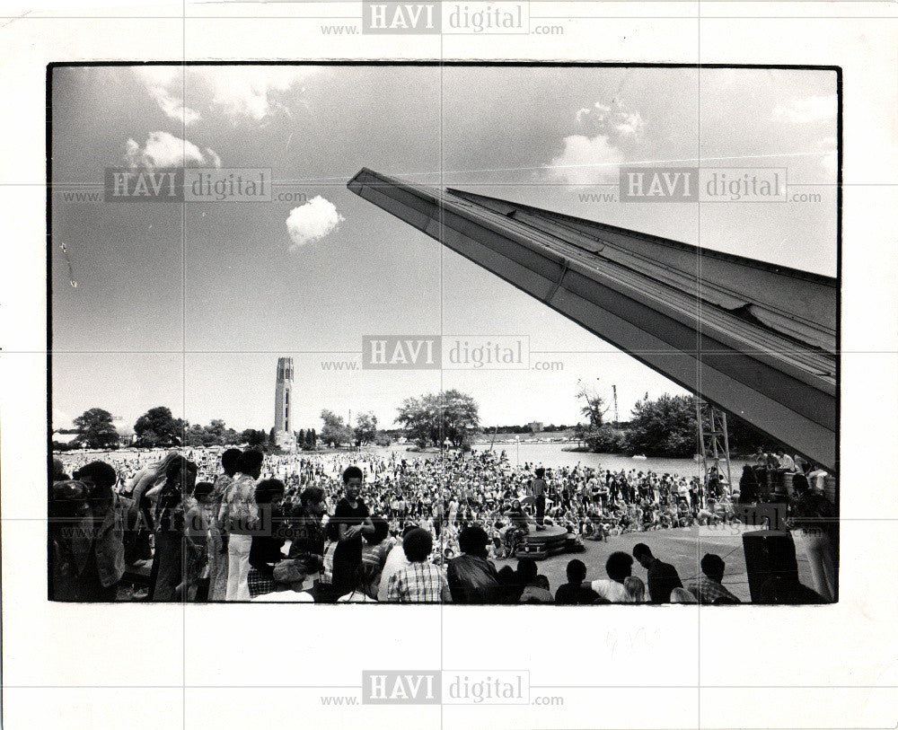 1973 Press Photo Band Shell - Historic Images