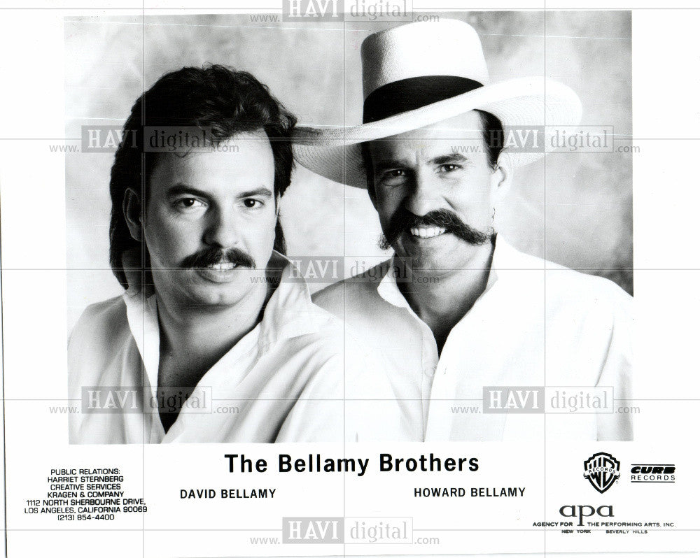 1983 Press Photo The Bellamy Brothers - Historic Images