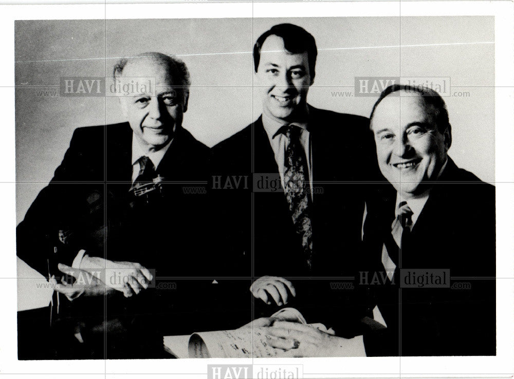 1991 Press Photo Beaux Arts Trio noted piano trio. - Historic Images