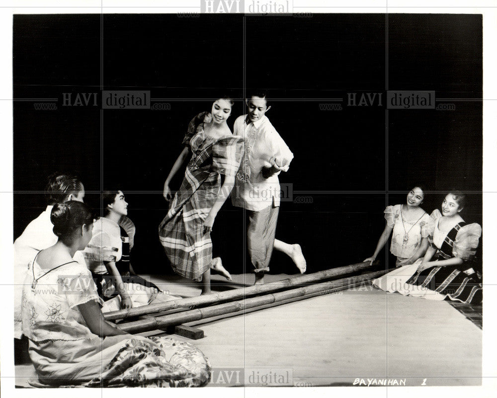 1959 Press Photo Bayanihan Phillippine Dance Company - Historic Images