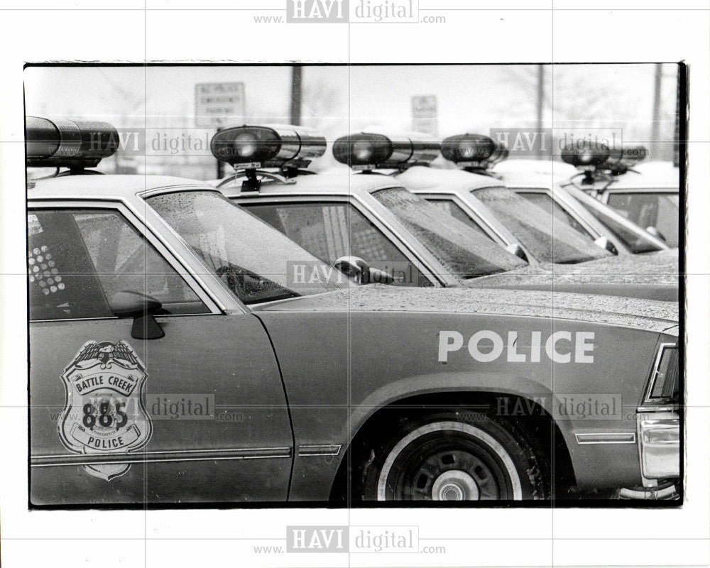 1980 Press Photo Battle Creek plioce - Historic Images