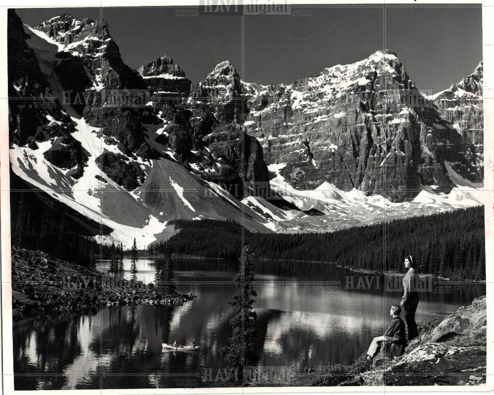 1977 Press Photo lake Louise Alberta - Historic Images