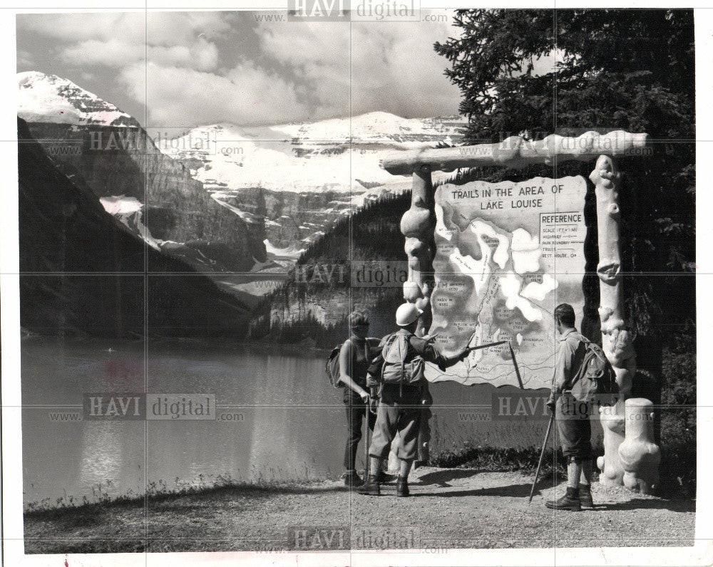 1977 Press Photo For the hiker, numerous trails loop - Historic Images