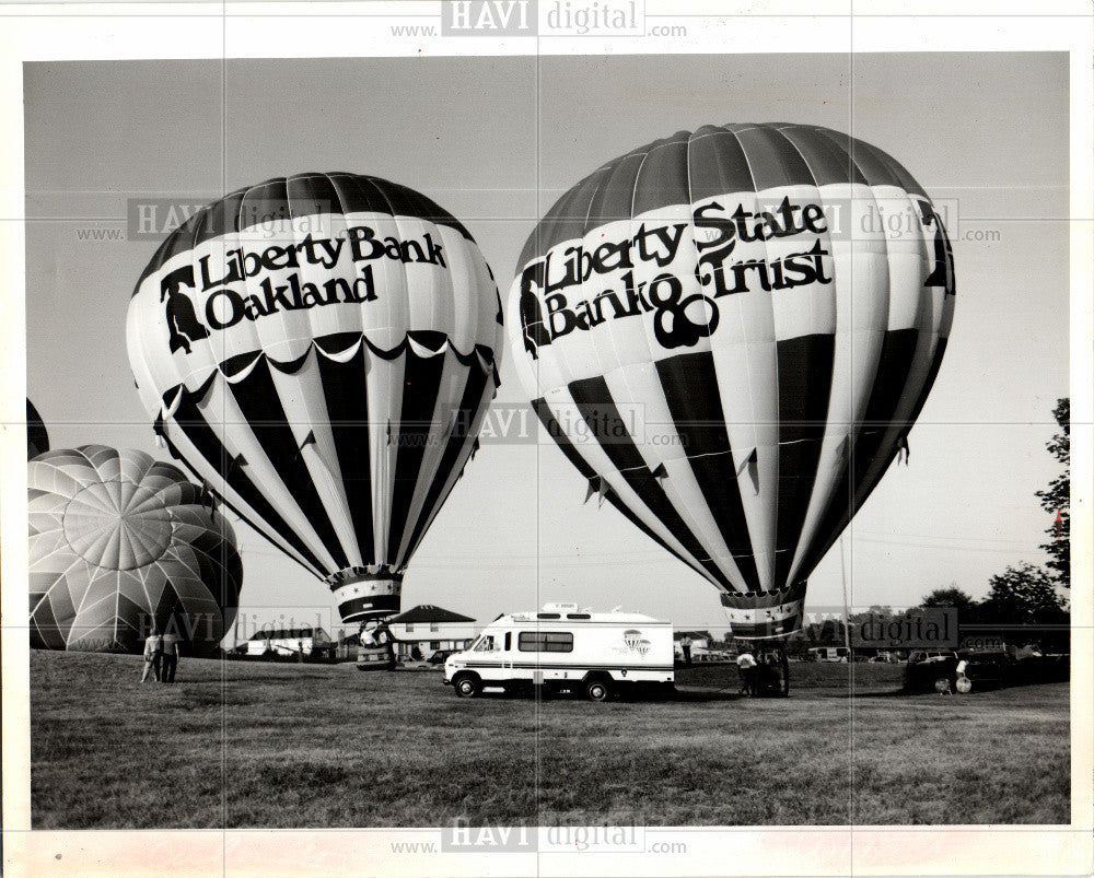 1983 Press Photo flying hot air balloons - Historic Images