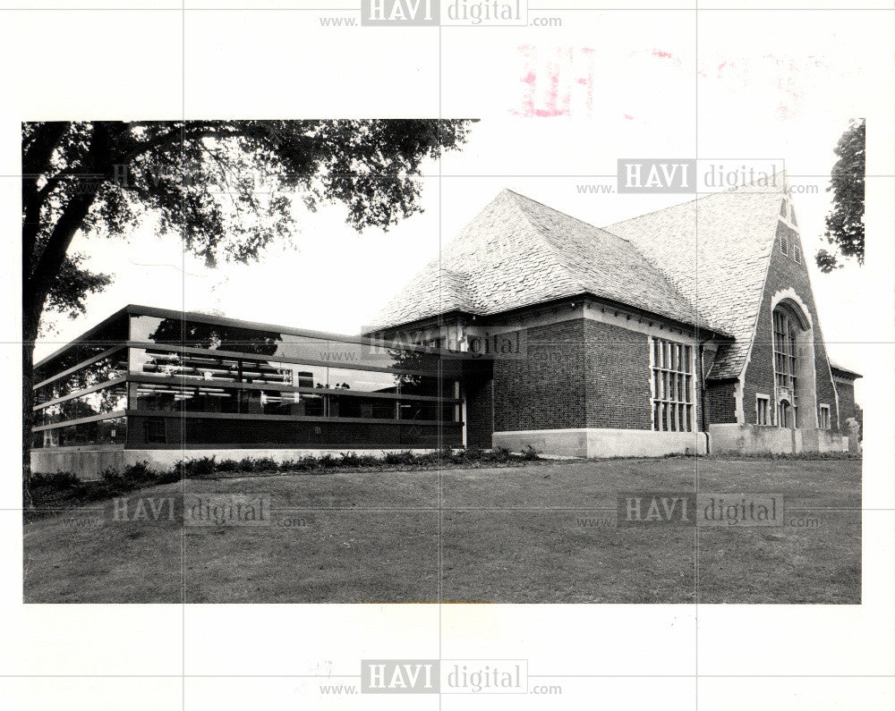 1983 Press Photo Baldwin Public Library Birmingham - Historic Images