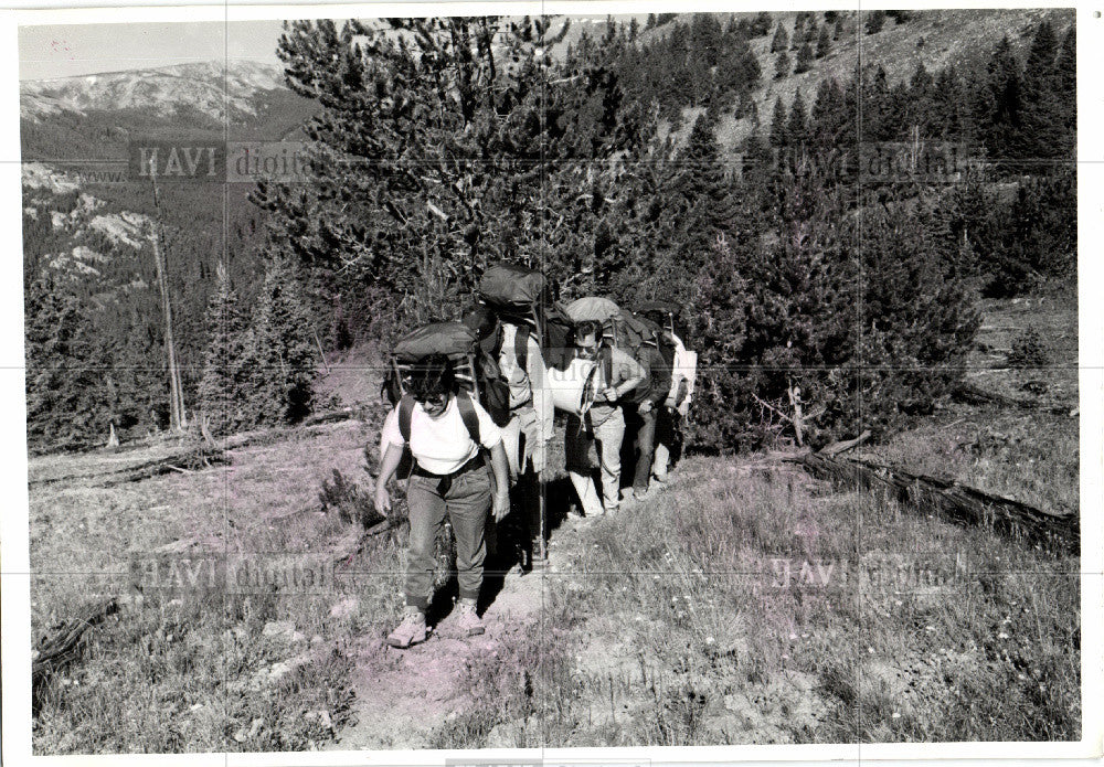 1988 Press Photo climbers colorado outward bound school - Historic Images