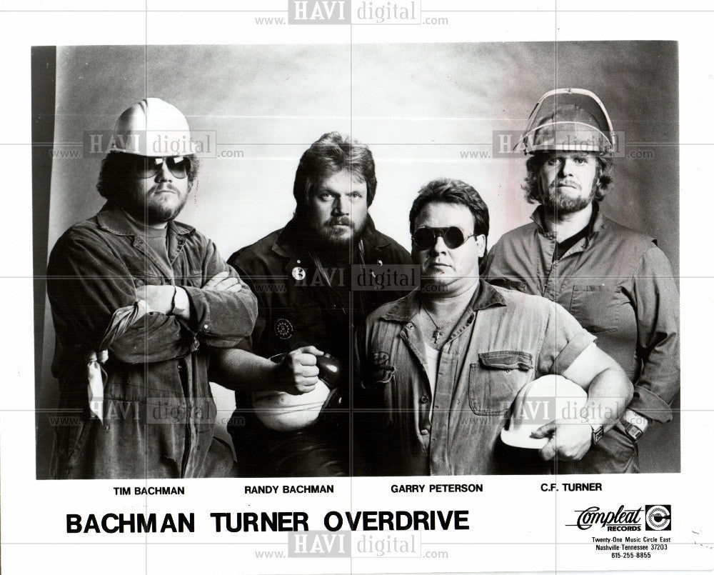 1985 Press Photo Bachman Turner Overdrive  music rock - Historic Images